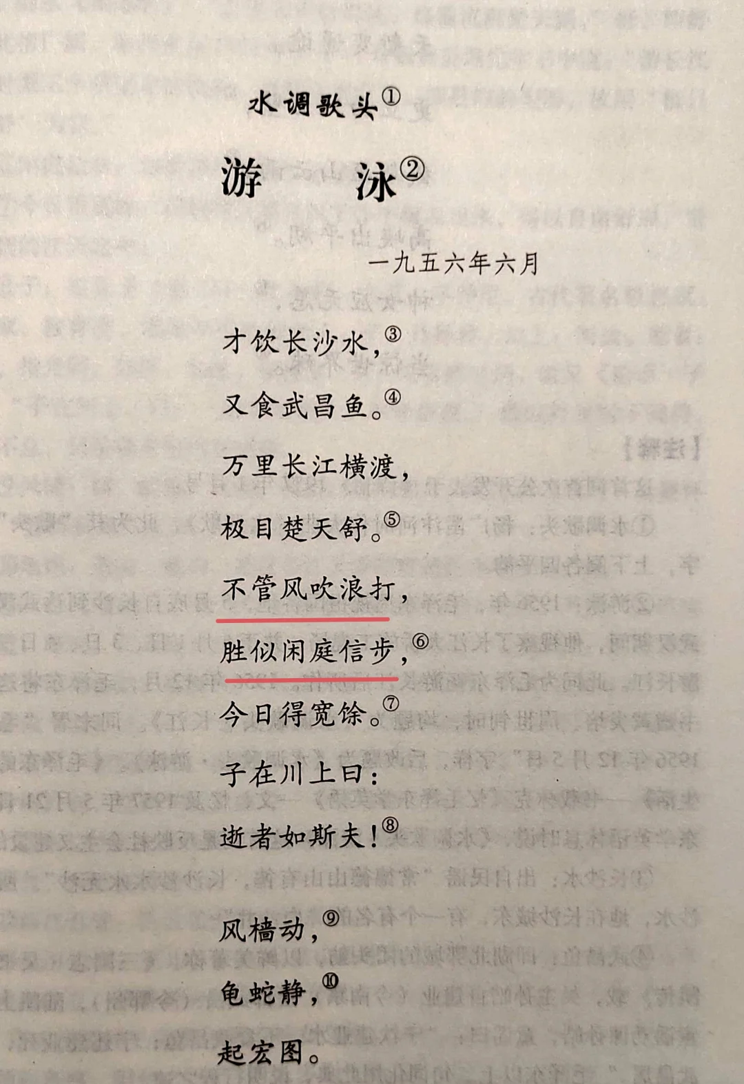 到中流击水(到中流击水浪遏飞舟啥意思)